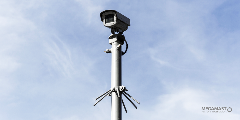 Kameramasten für Videoüberwachung - Ihr Kameramast Anbieter Kameramasten-Kameramast-Megamast-Video-Maste