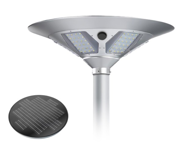 ESR-13pro HYBRID - Hybrid Solar LED Mastleuchte mit 230 V Netzbetrieb