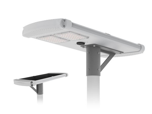 ESL-20 ECO Solar LED Mastleuchte 30W (4000 K, 3000 Lumen) Straßenleuchte