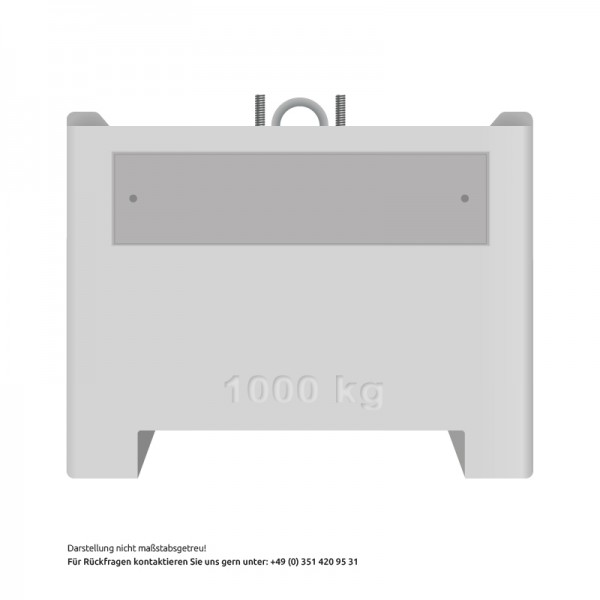 Mobiles Lichtmast Beton Fundament - 1000 kg