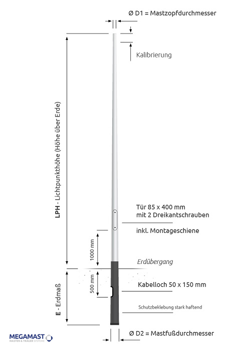 Alumasten - Lichtmasten aus Aluminium - Lampenmaste Alu Alumasten-Lichtmasten-aus-Aluminium-Lampenmaste-Alu-2