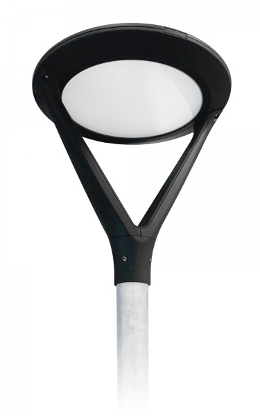 40 W LED Straßenlampe rund 6m Parkanlage Grünanlage umweltfreundlich