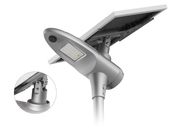 LED Solar Mastleuchte ESx-28pro ECO (3000 K) mit separaten Solarmodul (80 W)