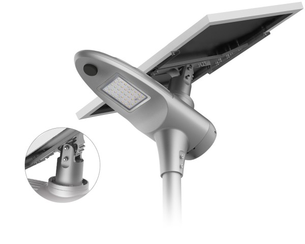 LED Solar Mastleuchte ESX-32pro ECO (3000 K) mit separaten Solarmodul (100W)