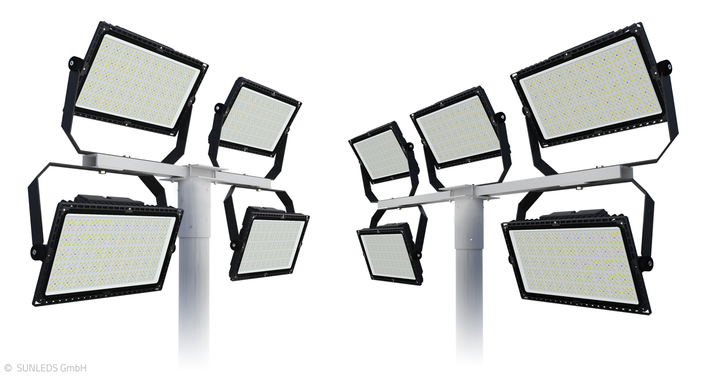 Flutlicht-Strahler für LED Flutlichtanlagen Flutlicht-Strahler-f-r-LED-Flutlichtanlagen