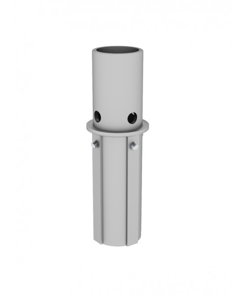 150 W LED Mastleuchte 12m - 3000 K Komplett-Set mit Lichtmast & Fundamentrohr