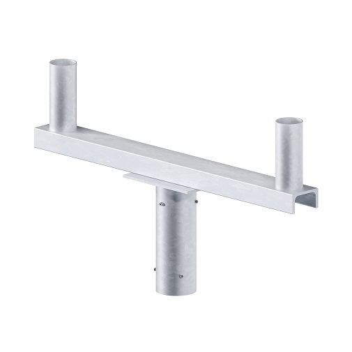 Lichtmast-Gabel-Traverse-Mastaufsatzleuchten-Flutlicht-Strahler