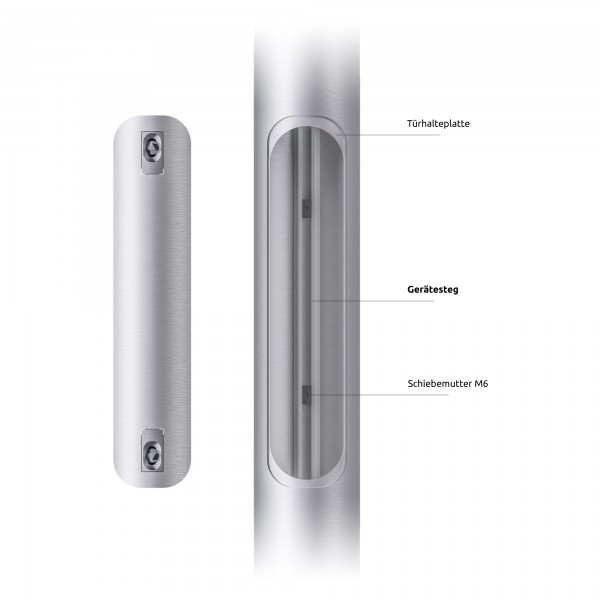 5m Alu-Kameramast - Zopf Ø 76 mm (konisch, Aluminium) Videomast