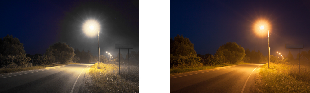 Lichttemperatur von LED Mastleuchten in warmweiß und amber Lichttemperatur-von-LED-Mastleuchten-warmweiss-und-amber